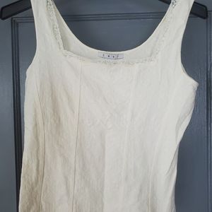 Cabi lace neck tank